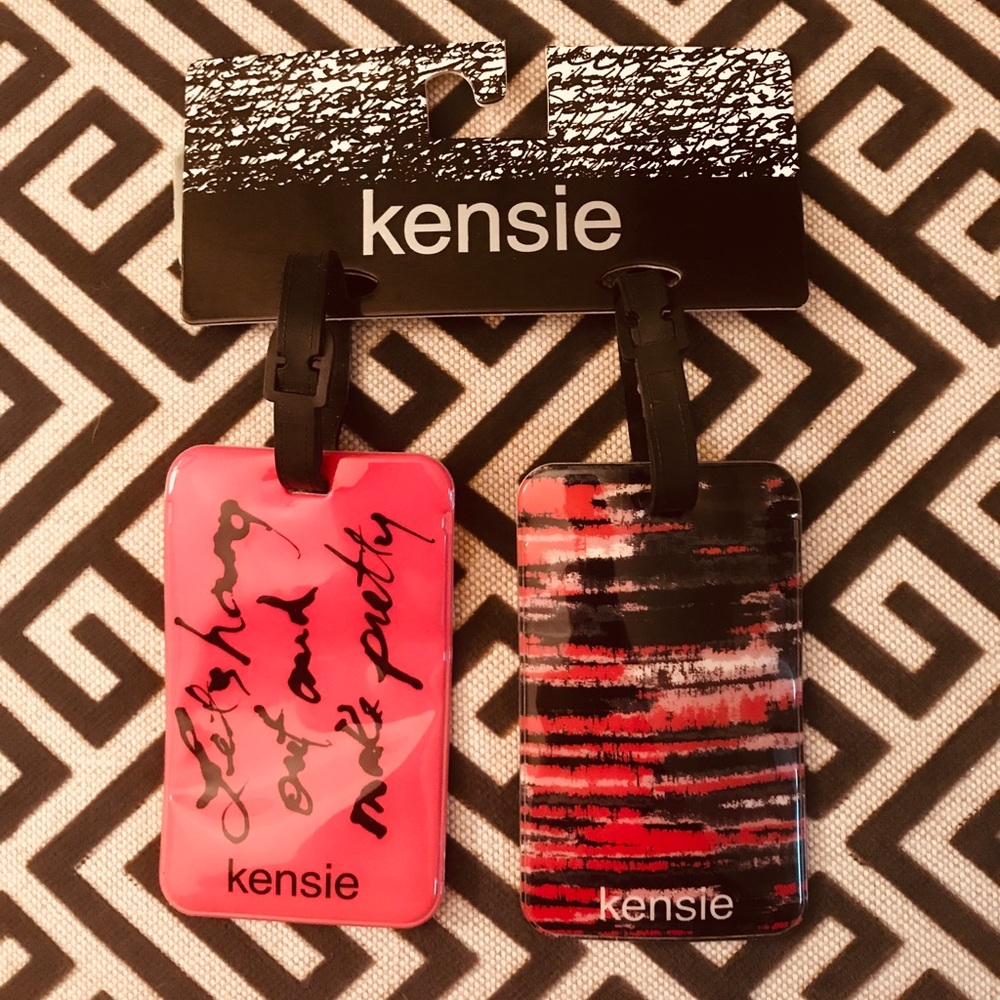 NEW Pair of Kenzie Luggage Tags